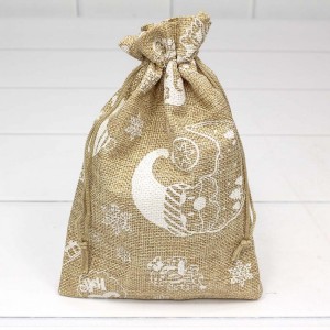 Мешочки из искусственного льна  