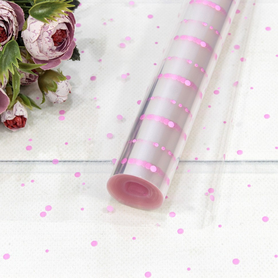 Плёнка прозрачная с печатью     