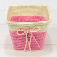 Кашпо плетёное  