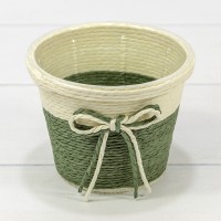 Кашпо плетёное  