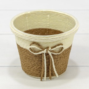 Кашпо плетёное  