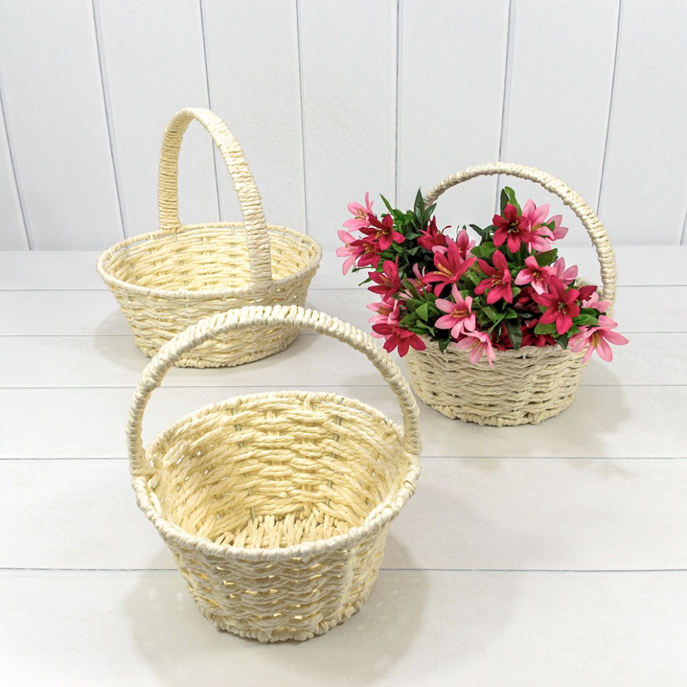 Корзина плетёная   набор  