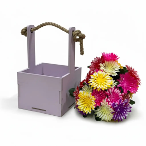 Ящик флористический с ручкой 